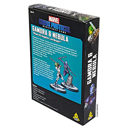 Marvel Crisis Protocol: Gamora and Nebula - Marvel Miniatures Game - Strategy Game for Teens and Adults - Ages 14+ - for 2 Players - Average Playtime 45 Minutes - Made by Atomic Mass Games