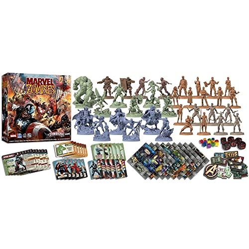 CMON Marvel Zombies A Zombicide Game (Core Box) | Strategy Board Game | Cooperative Game for Teens and Adults | Zombie Board Game | Ages 14+ | 1-6 Players | Avg. Playtime 90 Minutes | Made