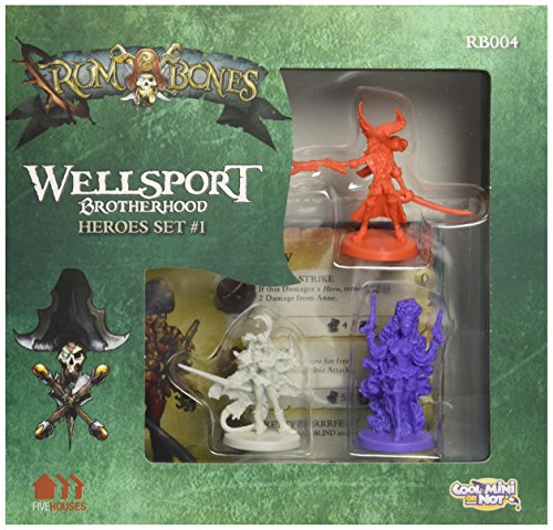 CMON Rum and Bones: Wellsport Brotherhood Hero Board Game