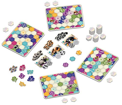 Alderac Entertainment Group (AEG) Calico Board Game, Award Winning Strategy Game, Sew Your Quilt to Score Points, Family Fun, Easy to Learn, Solo Play, Ages 8+, 1-4 Players, 30-45 Min, FlatOut Games