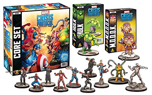 Marvel Crisis Protocol: Corvus Glaive & Proxima Midnight - Marvel Miniatures Game - Strategy Game for Teens and Adults - Ages 14+ - 2 Players - Average Playtime 45 Minutes - Made by Atomic Mass Games