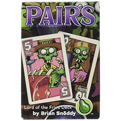 Pairs: Lord of The Fries - Cheapass Games, Themed Press Your Luck Card Game, Greater Than Games, Ages 12+, 3-6 Players