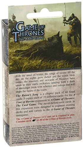 Fantasy Flight Games A Game of Thrones Living Card Game:The Raven's Song Chapter Pack Revised