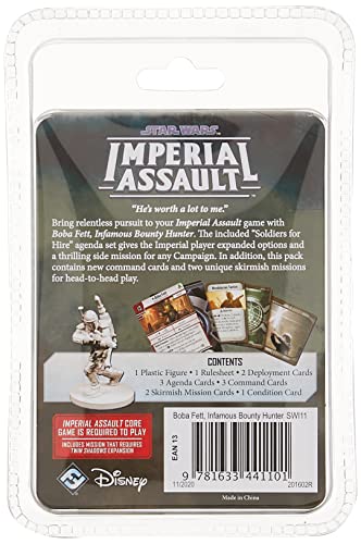 Imperial Assault: Boba Fett, Infamous Bounty Hunter Villain Pack