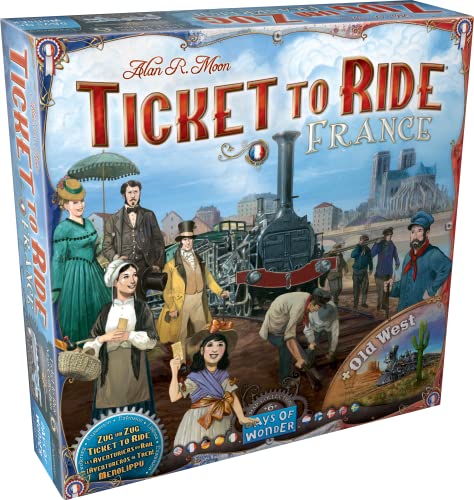 Ticket to Ride: France/Old West Map 6 - Bilingual English/French