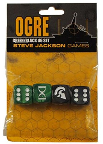 Ogre Dice Set - Green & Black