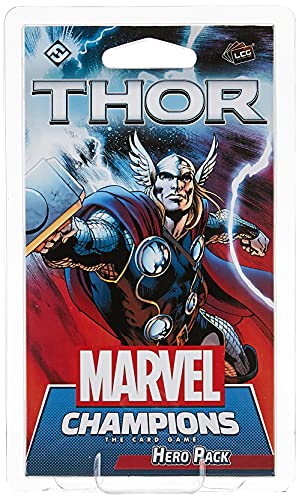 Marvel Champions: The Card Game: Thor Hero Pack - Strategy Card Game for Adults and Teens - Ages 14+ - 1-4 Players - Average Playtime 45-90 Minutes - Made by Fantasy Flight Games