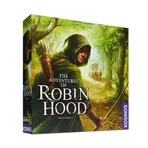 The Adventures of Robing Hood – A Board Game by Thames & Kosmos 2-4 Players – Board Games for Family 60 Minutes of Gameplay – Games for Family Game Night – Kids and Adults Ages 10+ - English