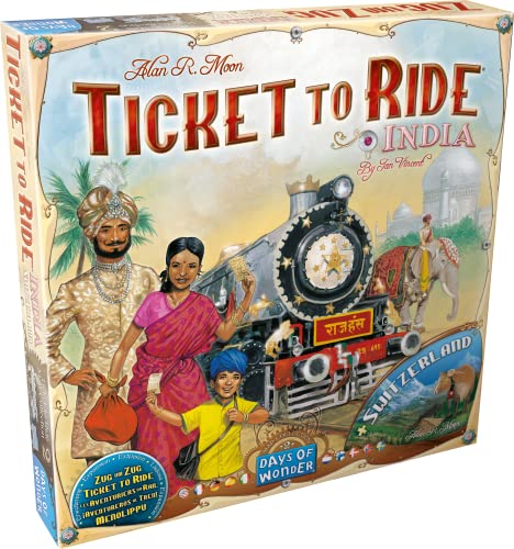 Ticket To Ride: Map #2 India - Bilingual English/French