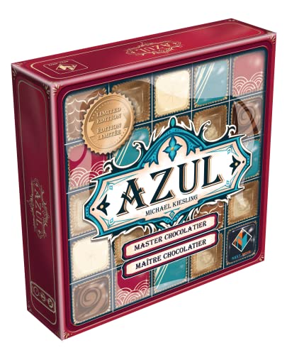 Azul - Master Chocolatier - Limited Edition - A Board Game by Michael Kiesling - 2 to 4 Players - Board Games for Family - 30-45 Minutes - 8+ - English/French Version