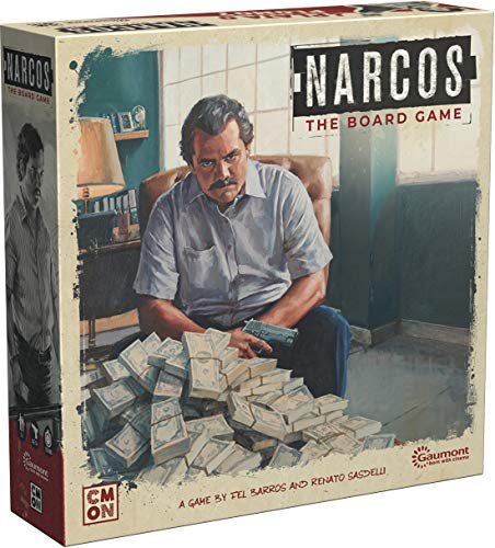 Narcos: The Board Game - Experience The Thrilling World of Drug Trade, Action-Packed Game Based on The Hit Netflix TV Series, Ages 18+, 2-5 Players, 75 Minute Playtime, Made by CMON