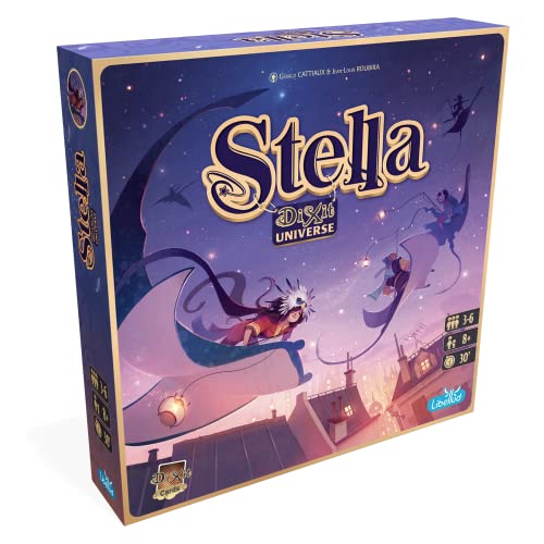 Stella - Dixit Universe - English and French Version - A Game by Libellud| 3 to 6 Players| A 30-45 Minute Gameplay| A Storytelling Family Game| for Kids and Adults | 8 Years +