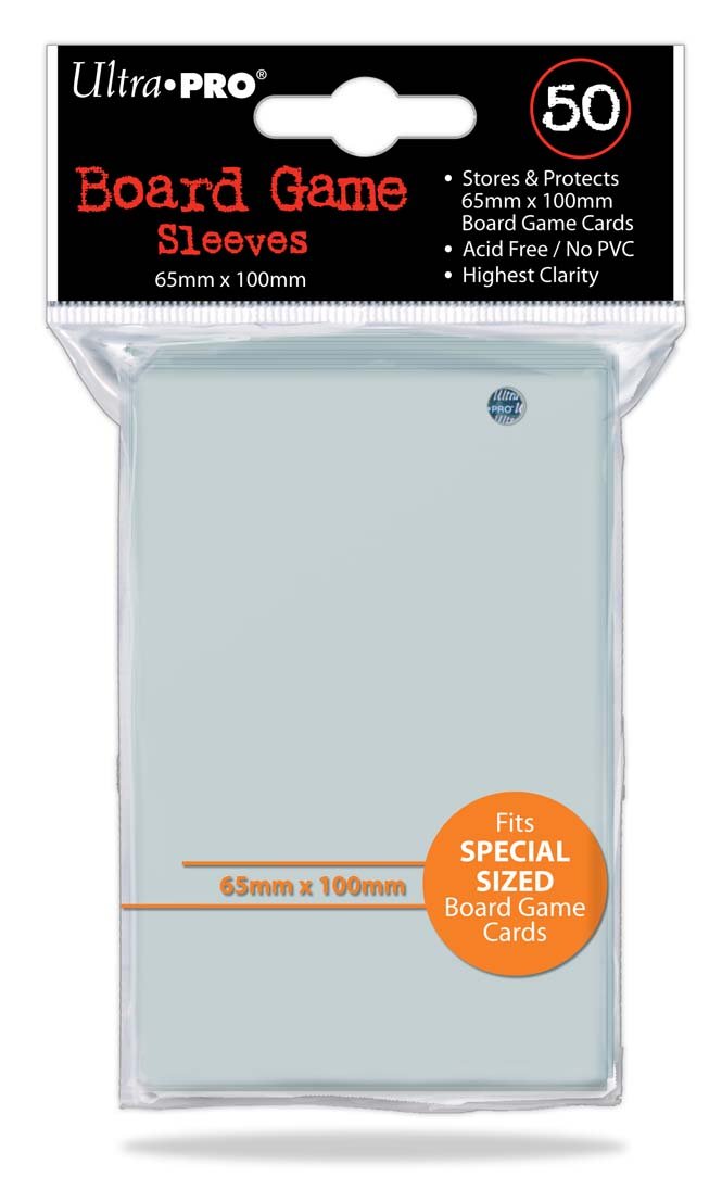 Ultra Pro Board Game Sleeves, Clear