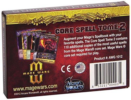 Arcane Wonders Mage Wars Core Spell Tome 2 Game