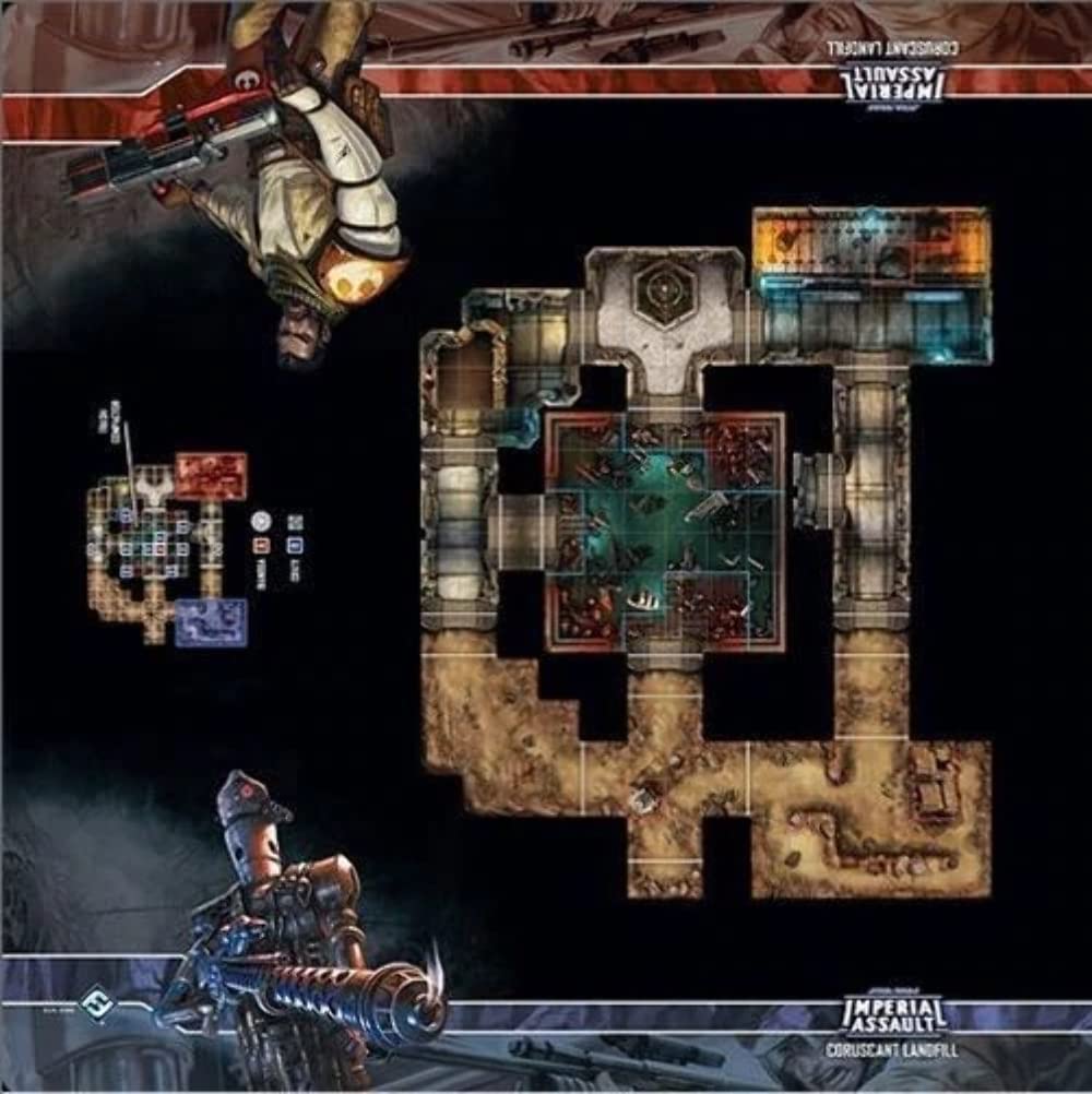 Star Wars: Imperial Assault: Coruscant Landfill Playmat