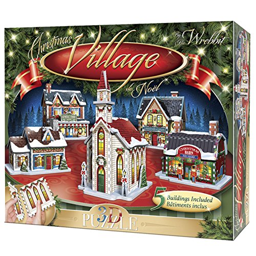 Christmas Village 3D Panel Puzzle (116 Piece)