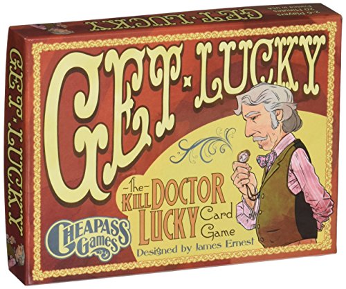 Cheapass Games: Get Lucky: The Kill Doctor Lucky, Card Game, Based on Classic Game, Kill Doctor Lucky, 2 to 6 Players, For Ages 12 and up