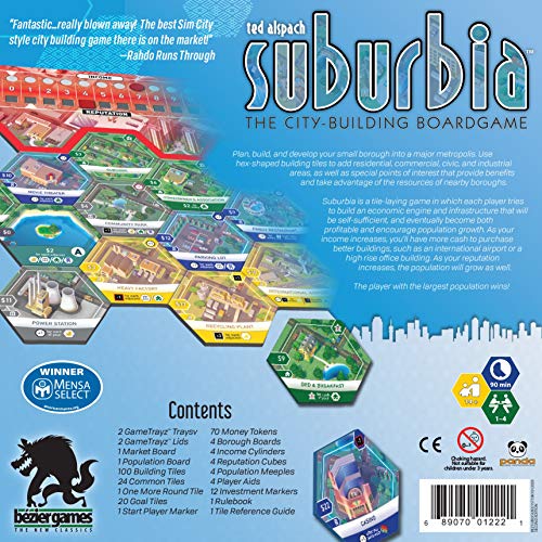 Bezier Games Suburbia Board Game (BEZ00004)