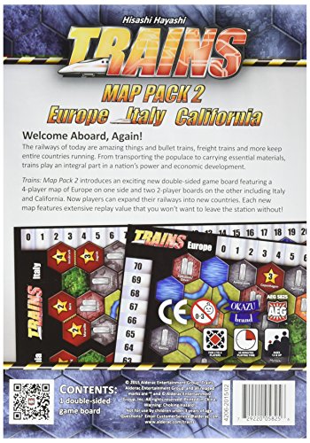 Trains Map Pack 2 Board Game