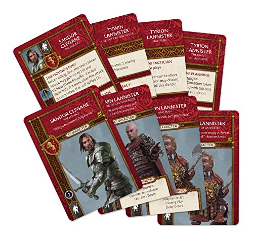 A Song of Ice and Fire - Lannister Heroes #1 - Strategy Game for Teens and Adults - Ages 14+ - 2+ Players - Average Playtime 45-60 Minutes - Made by Cmon