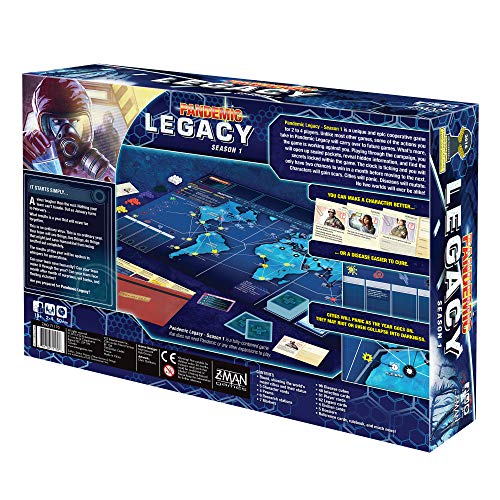 Z-MAN GAMES ZMG71170 Pandemic: Legacy Season 1 (Blue Edition)