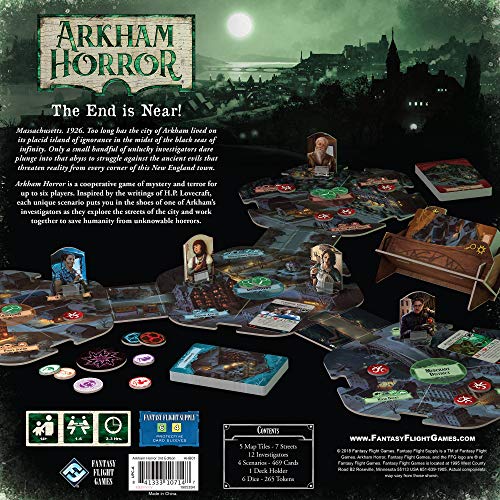 Fantasy Flight Games Arkham Horror Third Edition, Multicolor, Standard