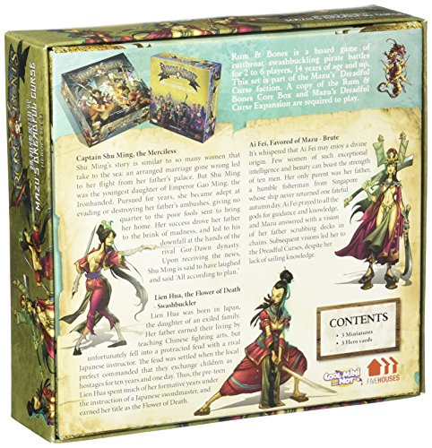 Cool Mini or Not Rum and Bones: Mazu's Dreadful Curse Hero Set 1 Board Game