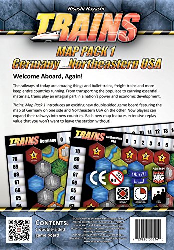 Trains Map Game Pack