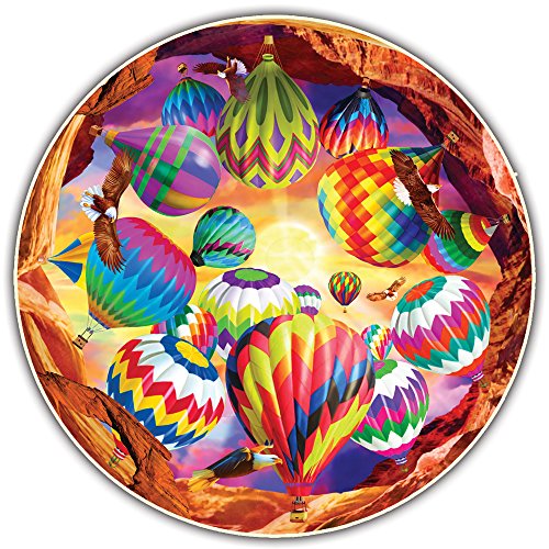 Round Table Puzzle - Balloon Chaos (500 Piece)