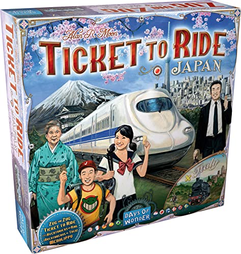 Days of Wonder Ticket To Ride: Map #7 Japan/ Italy - Bilingual English/French