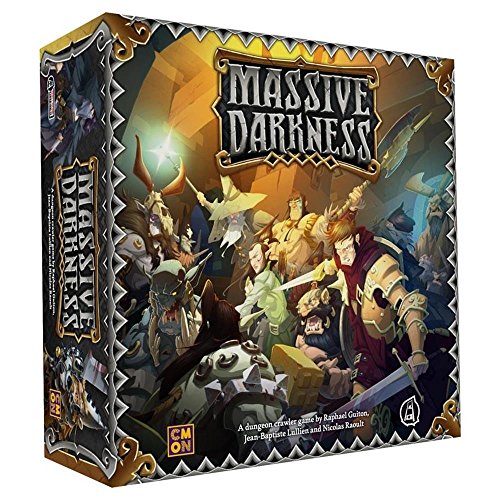 CMON Massive Darkness Board Game | Strategy Game | Adventure Game | Miniatures Battle Game for Adults and Teens | Ages 14 and Up | 1-6 Players | Average Playtime 90 Minutes | Made