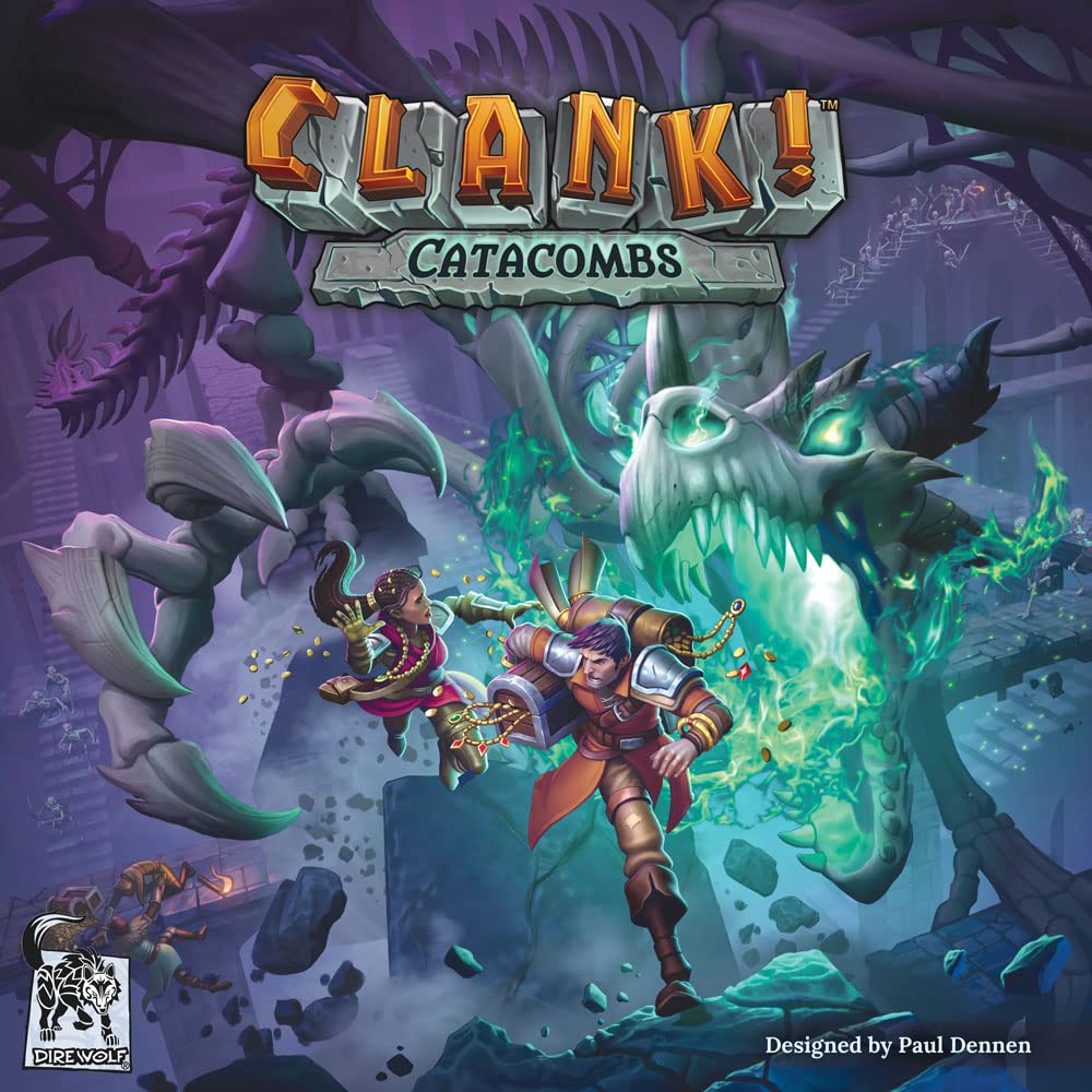 Clank! Catacombs – Board Game by Dire Wolf Digital 2-4 Players – 45-90 Minutes of Gameplay – Games for Game Night – Teens and Adults Ages 14+ - English Version