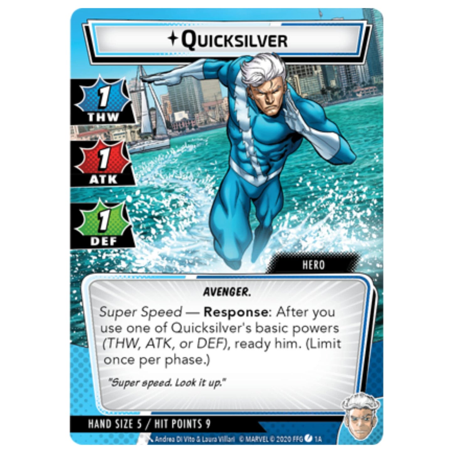 Marvel Champions The Card: Game Quicksilver Hero Pack - Strategy Card Game for Adults and Teens -Ages 14+ - 1-4 Players - Average Playtime 45-90 Minutes - Made by Fantasy Flight Games, MC14en