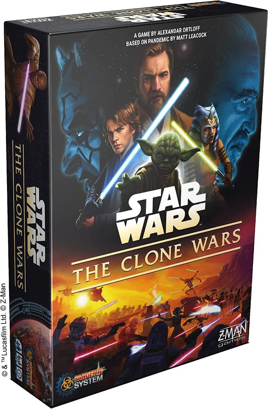 Star Wars The Clone Wars Board Game - A Pandemic System Game - Tactical Strategy Game for Adults and Teens - Ages 14+ - 1-5 Players - Average Playtime 60 Minutes - Made by Z-Man Games