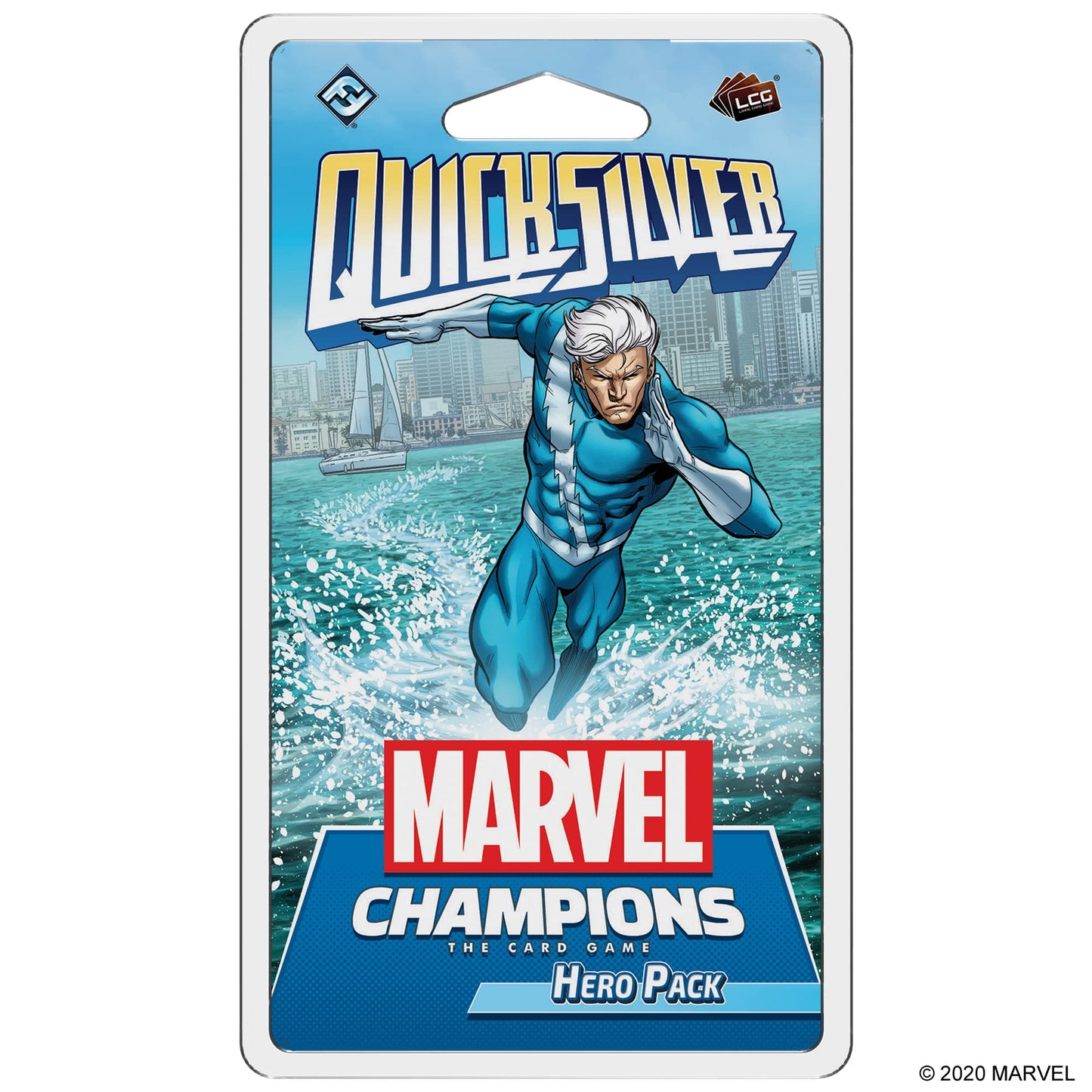 Marvel Champions The Card: Game Quicksilver Hero Pack - Strategy Card Game for Adults and Teens -Ages 14+ - 1-4 Players - Average Playtime 45-90 Minutes - Made by Fantasy Flight Games, MC14en