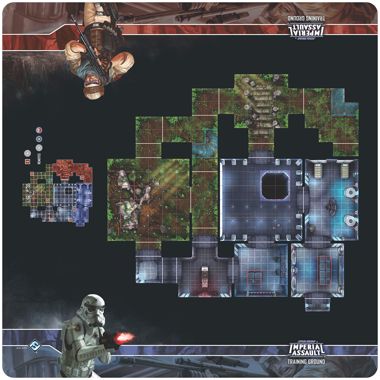 Star Wars Imperial Assault - Skirmish Maps Training Ground - English